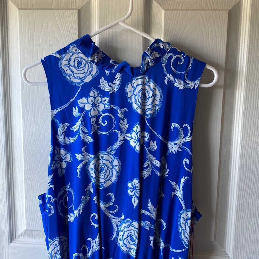 Gibson Hi Sugarplum! Capri Smocked Waist Romper Size 2X NWT